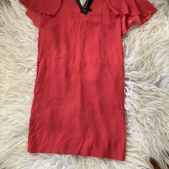 MAJE V-Neck Mini Dress - Picture 5 of 15